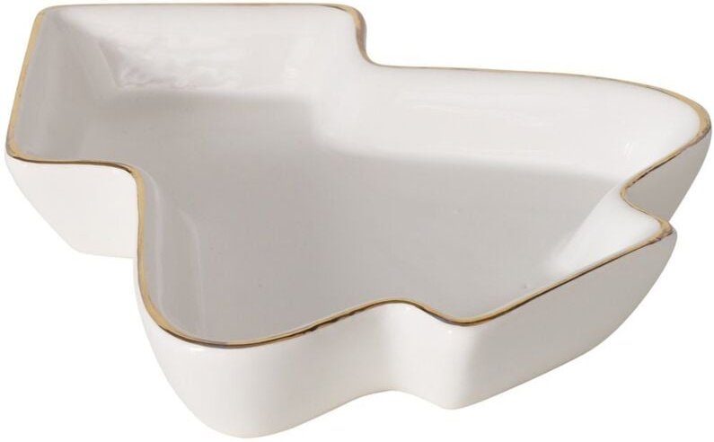 Keramikschale in Form eines Weihnachtsbaums niva, 11 x 12 cm