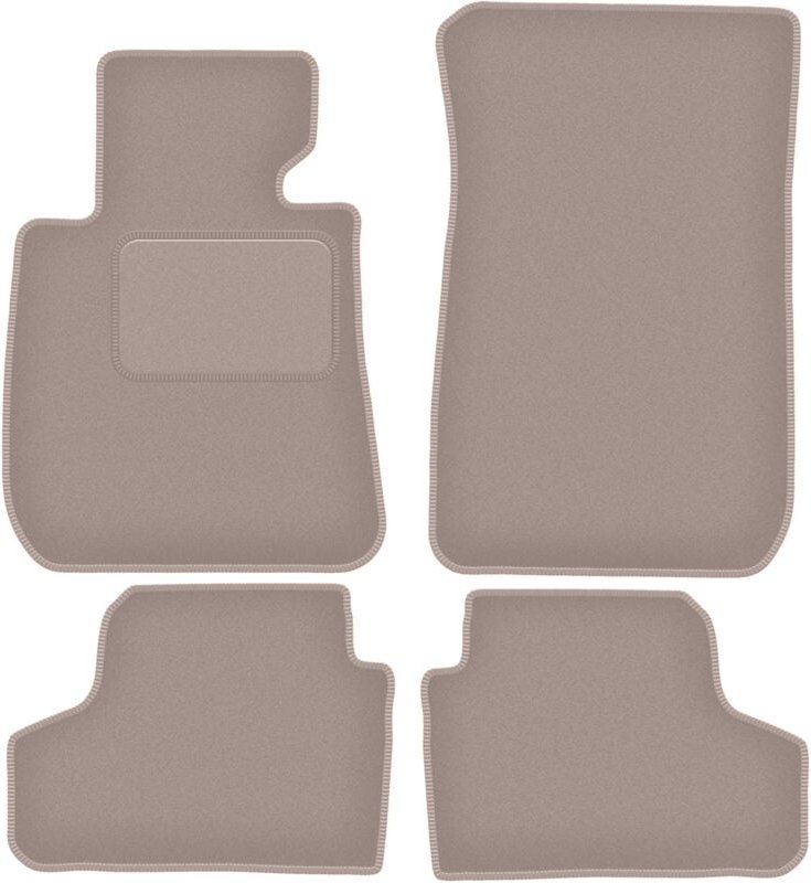 Beige Veloursmatten für: BMW 3 E93 Cabrio (2004-2011)