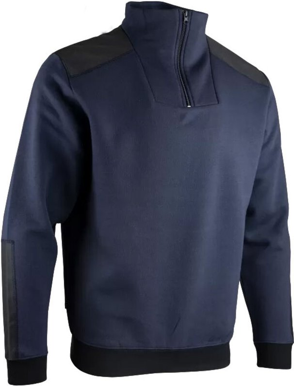 LMA - Zweifarbiges Sweatshirt mit Truckerkragen - bogota 8086-XL