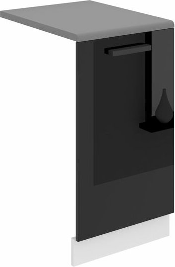 Frontblende für Geschirrspüler pz. Frontblende Geschirrspüler 45 cm Breite. Frontplatte für Spülmaschine mit Griff, Schw...