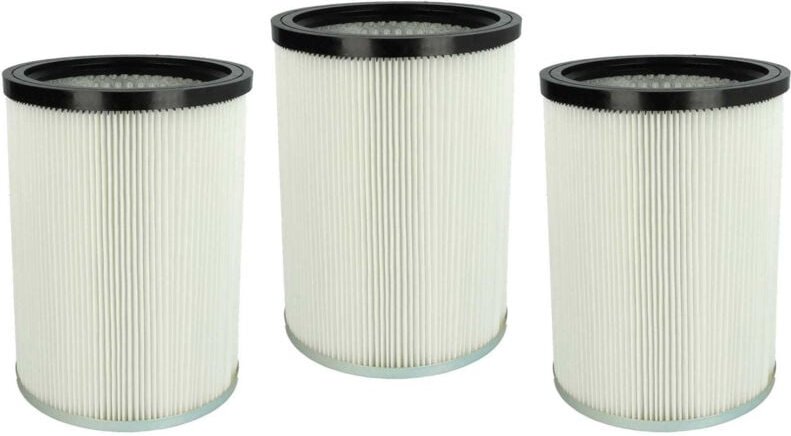 3x Faltenfilter kompatibel mit Kärcher nt 70/2 Me Classic vex, nt 70/2 Me Classic Edition eu, nt 70/2 Me Tc Staubsauger ...