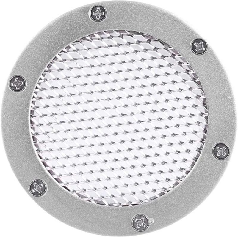 Kanalgitter-Entlüftung, Universal Car Racing Air Bumper Vent-Einlass, Universal Bumper Air Vent für Kaltlufteinlass (Sil...