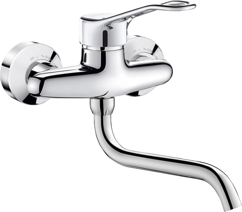 Delabie SPT-EHM Wandmont.,Schwenkausl. L.200mm,Bügelgr.,Anschl. S/C