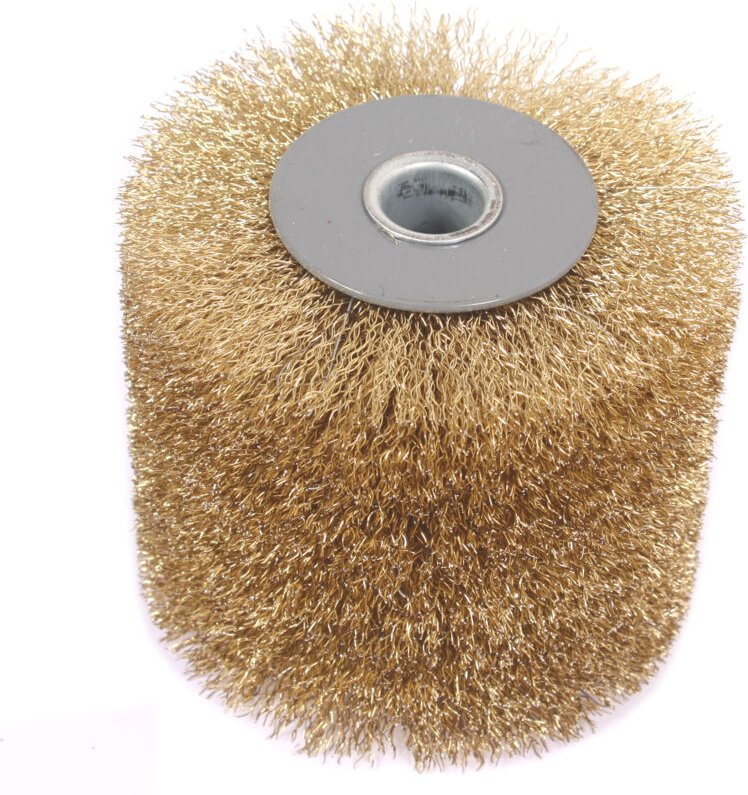 Metallbürstenrolle für einen Polierschleifer