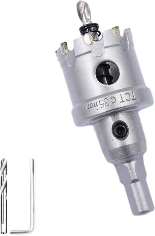 1-3/8'(35mm) Hochleistungs-Lochsäge aus Hartmetall in Industriequalität, Bimetall, Edelstahl-Lochschneider