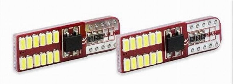 Maxtech - Trade Shop L-P063 12V 24 led 5W 6000K ultra helle canbus positionslampen -