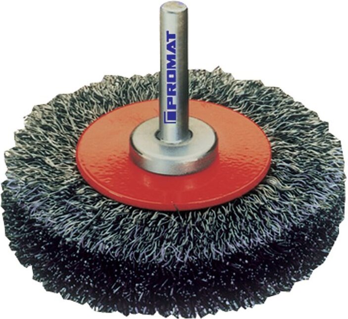 Rundbürste d. 70 mm Drahtstärke 0,3 mm Stahl 18 mm 15000 min-¹ - Promat