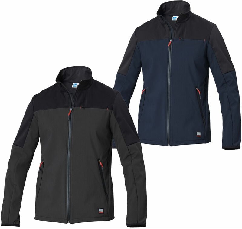Tyr 20SS0014 Softshell Arbeitsjacke - l - Dunkelgrau - Siggi
