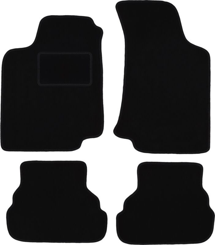 Schwarze Veloursmatten für: Volkswagen Golf III Cabrio, Schrägheck, Kombi (1993-2002)