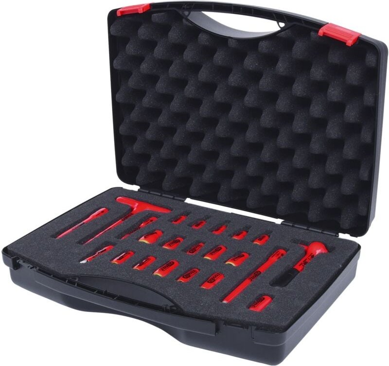 Ks Tools 1/4 Steckschlüssel-Satz mit isolierten Werkzeugen, 22-tlg
