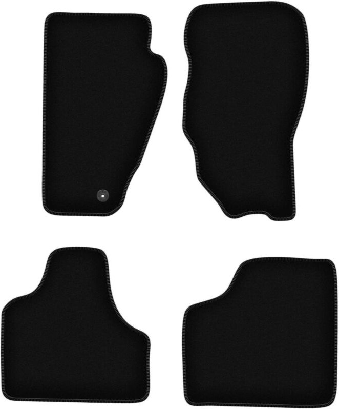 BASIC schwarze Veloursmatten für: Dodge Nitro SUV (2006-2011)