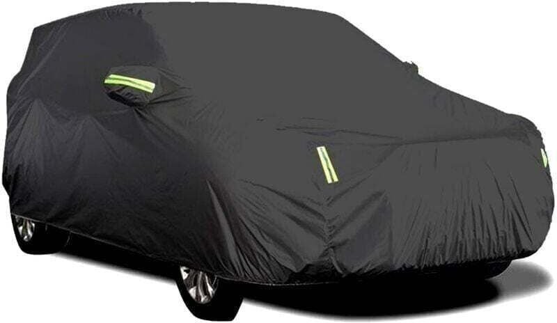 YMYNY Autoabdeckung für den Außenbereich, atmungsaktiv, UV-beständig, staubdicht und schneefest, mit fester Schnalle, re...