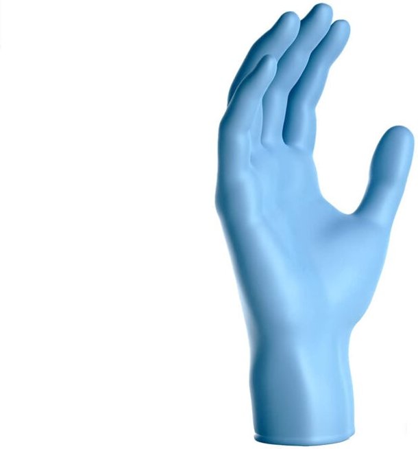 Nitril Einweghandschuhe, 100 Stück/Box, Nitrilhandschuhe Größe Puderfrei und Latexfrei für Mechaniker, Tätowierer, Kosme...