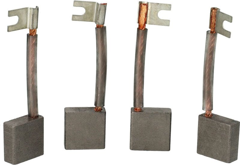 Vhbw - 4x Kohlebürste 24,5 x 24,9 x 9,9 mm Ersatz für Jungheinrich 28700490, 0870049 für Nutzfahrzeug