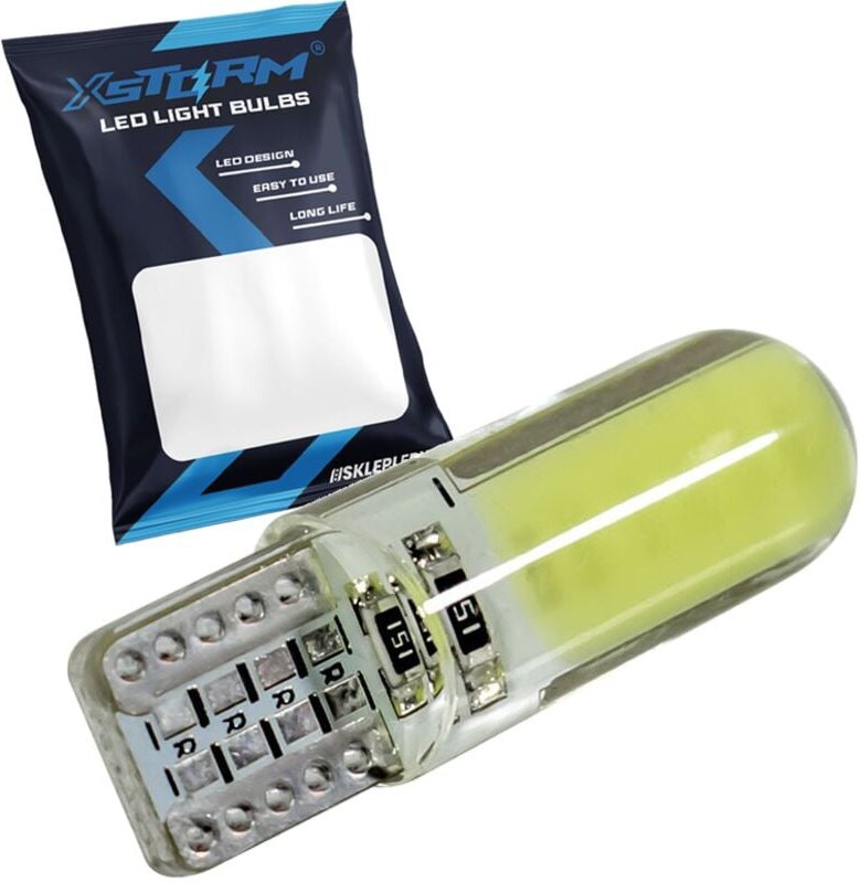 Led-Lampe W5w T10 Parkleuchte 2 Led Cob Silizium