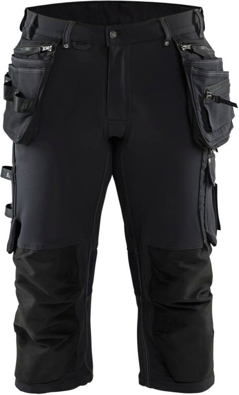 Stretch-Pantacourt 4D Artisan 1797 - Schwarz M - FR(44) - SE(C50) - Kurz