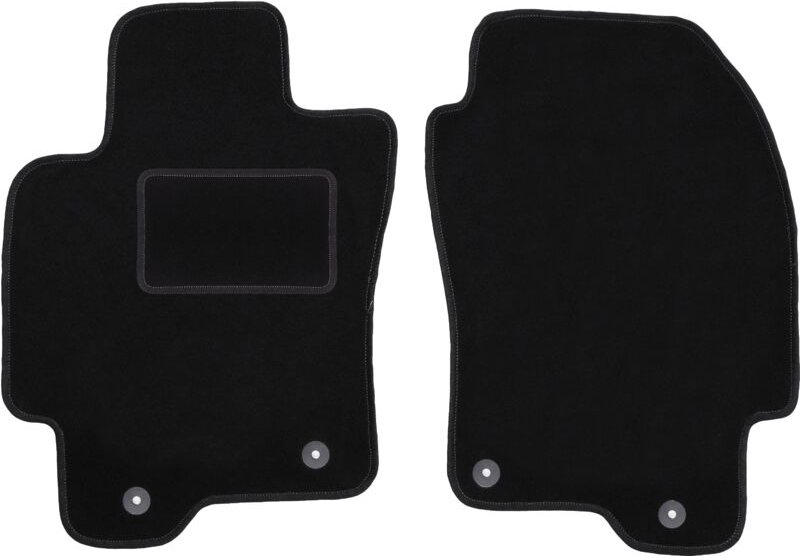 Vordere Matten schwarz für: Jaguar X-Type Kombi, Estate, Limousine (2001-2009)