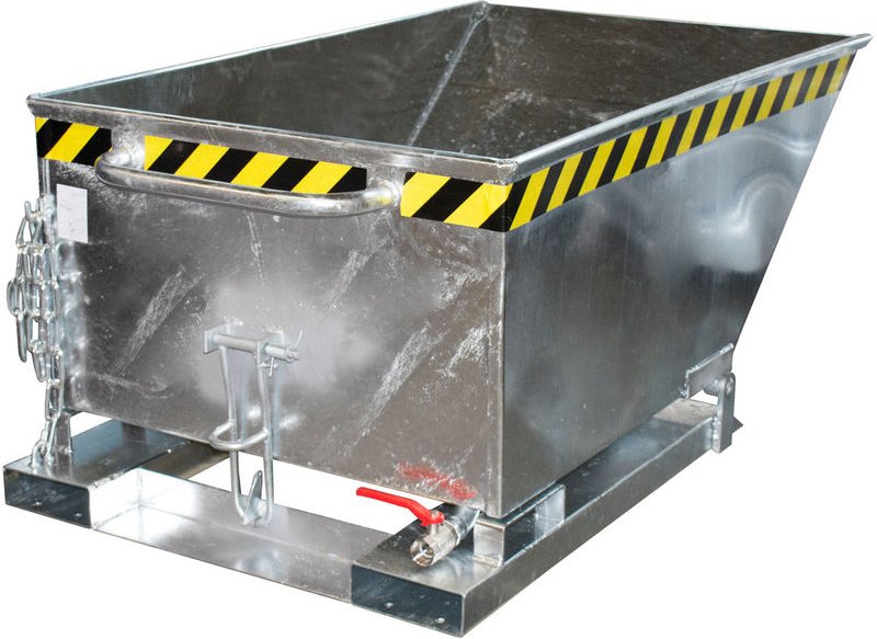 Bauer Späne-Kippmulde SKN 400, feuerverzinkt