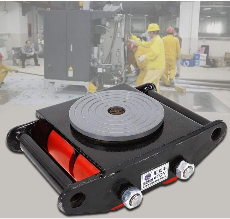 Transportfahrwerk 6 Ton Transportrollen Industrieroller Panzerrollen Roller 360°Schwerlastrollen Maschinen