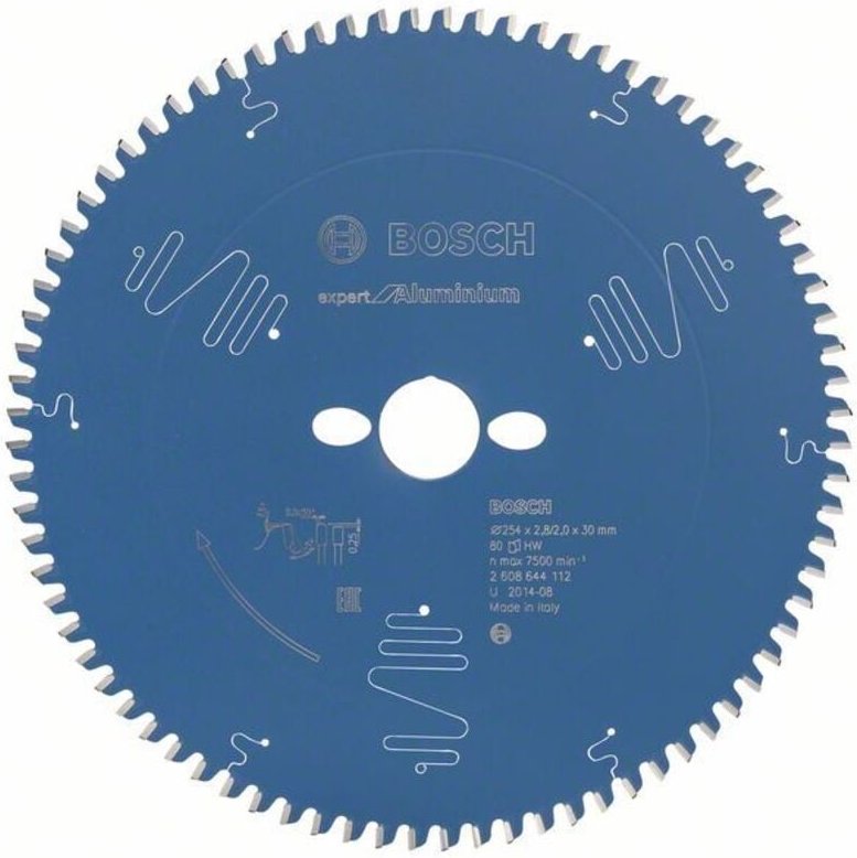 Kreissägeblatt Expert for Aluminium, 254 x 30 x 2,8 mm, 80 Zähne - Bosch