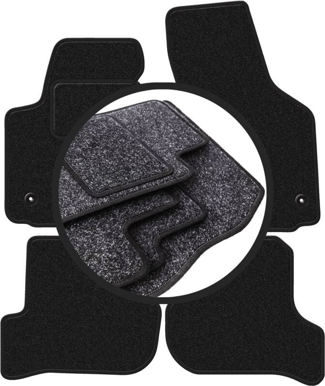 ANTHRA Autofußmatten für: Seat Leon II Schrägheck (2005-2012)