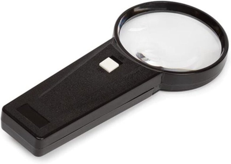 Handlupe mit beleuchtung 2x 4x