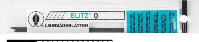 Josef Haunstetter - Laubsägebl.Blitz Gr. 2 weitgezahnt
