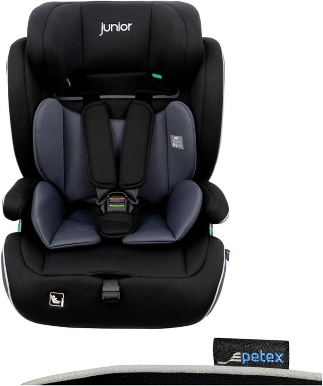 Supreme Plus 1151 isofix schwarz hdpe nach ece R129 Kindersitz Schwarz - Petex