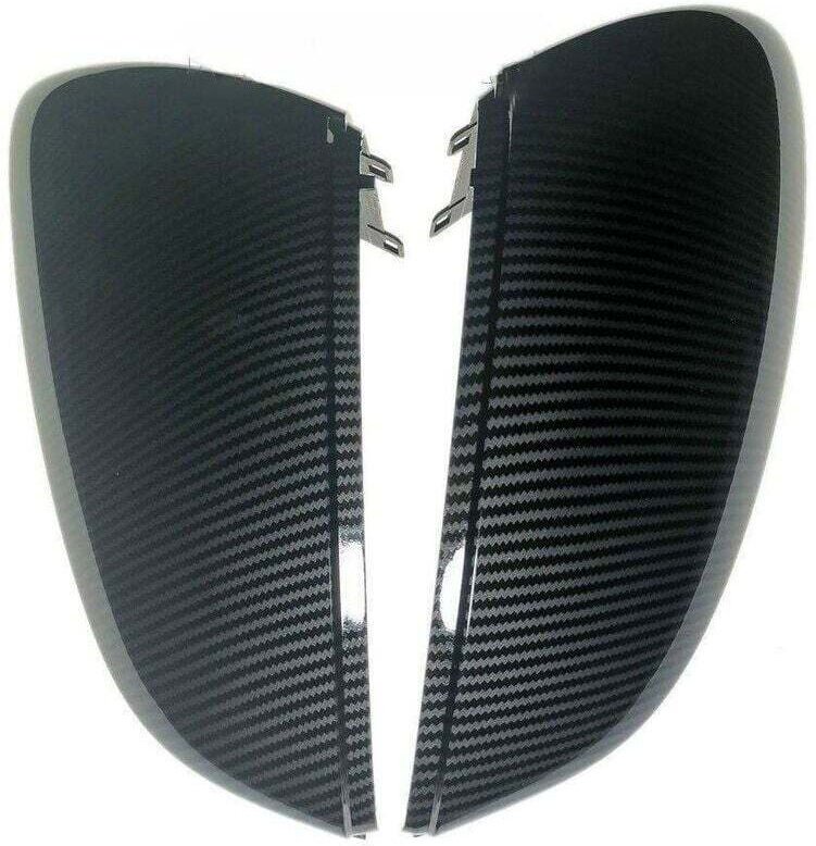 GABRIELLE Paar LHD für Audi A3 S3 RS3 21-22 Seitenspiegelkappen (Carbon-Look). Ersetzen Sie Schwarz, Schwarz mit praktis...