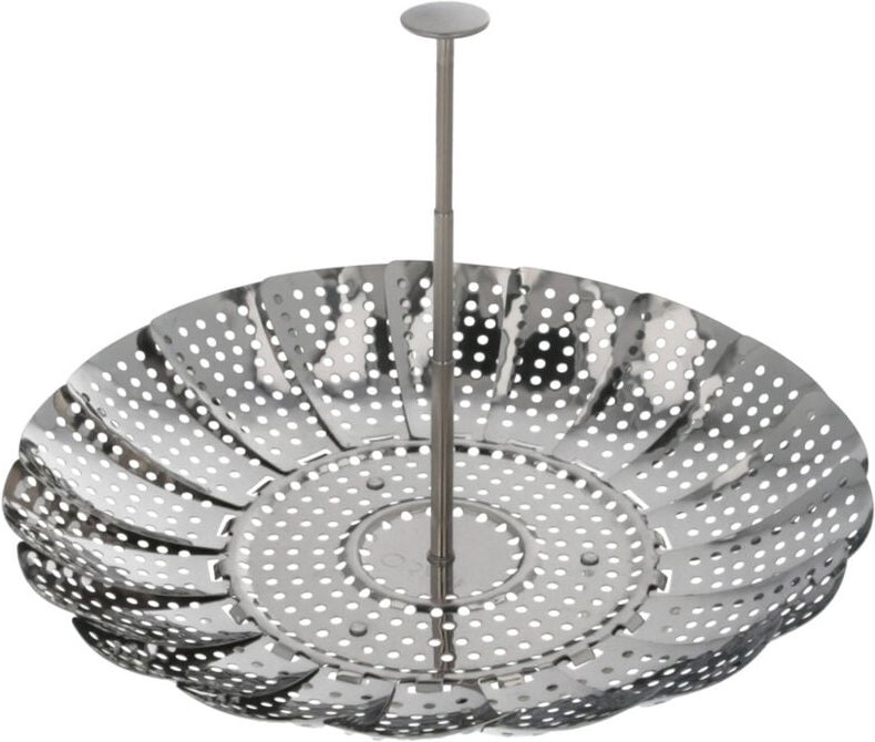 Klappbarer Dampfkorb Ø 13,5/23 cm. Edelstahl