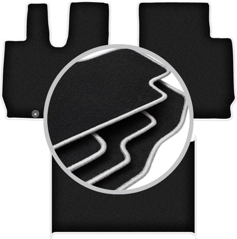 CARLUX-SILVER Autofußmatten für: LKW Iveco Stralis (2013-2019)