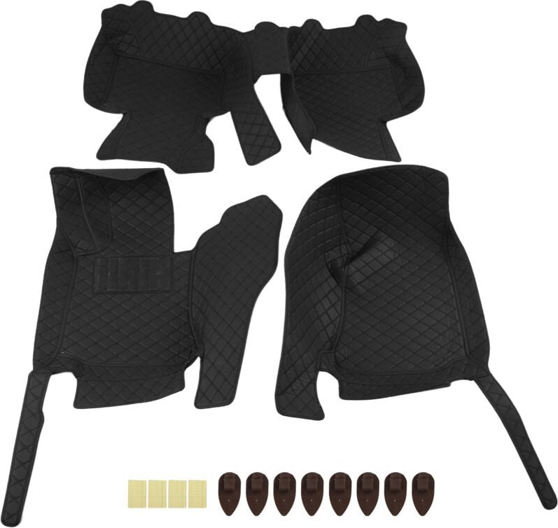 Eosnow 3 Teile/satz Auto Fußmatten Liner Protektoren Rutschfeste Kunstleder Ersatz für benz GLC 2017-2021