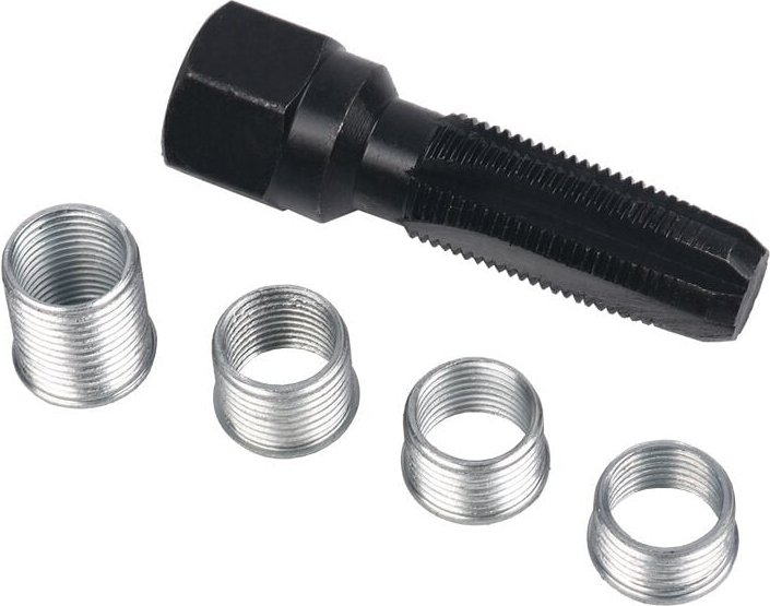 Zündkerzengewinde-Set, 5-teiliges 14-mm-Zündkerzengewinde-Reparaturset
