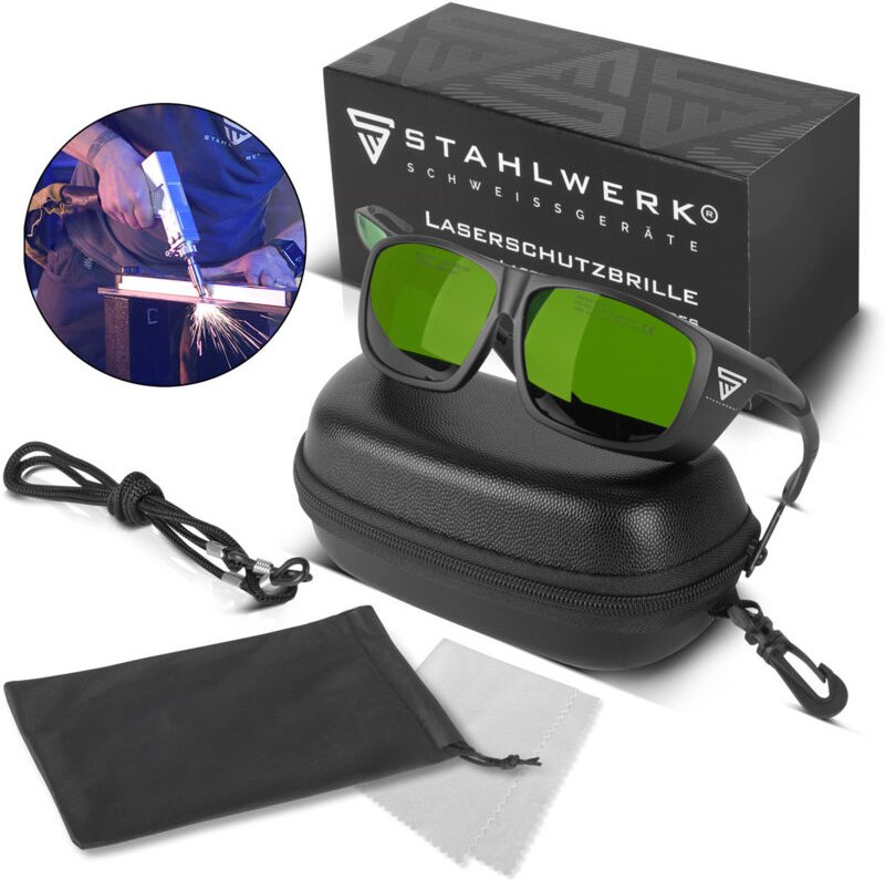 Laserschutzbrille nach din EN207 Wellenlängenbereich von 660 - 1080 nm - Stahlwerk