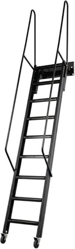 Echelle Direct - Müllertreppe Schwarz - zu erreichende Höhe 1,50cm - SOPALCO/N150