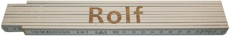 Zollstock Rolf 2 m weiß Zollstock