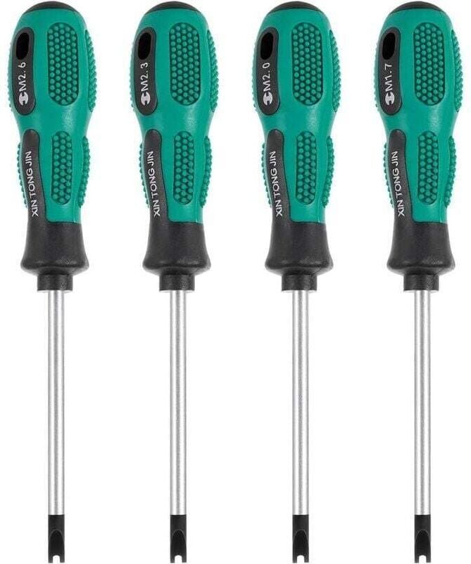 Schraubendreher-Set, U-Gabel-Schraubendreher, 4-teilig/Set, U-Gabel-Schraubendreher, magnetischer Schraubendreher, Schli...