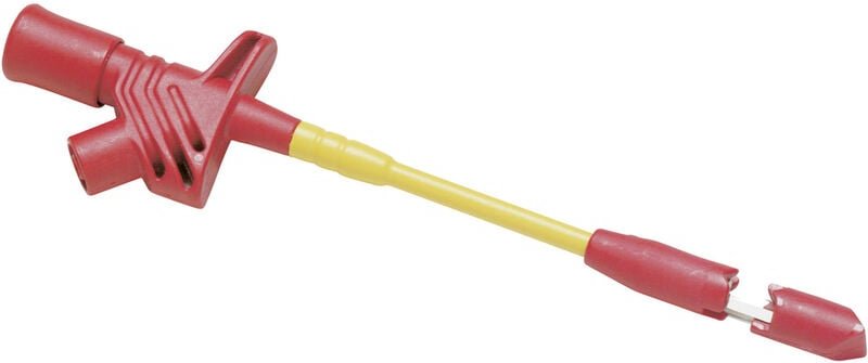Fluke - AC89 Sicherheits-Abgreifklemme Buchse 4 mm cat iv 600 v, cat iii 1000 v Rot 1 St.