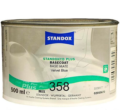 Standox-Mischung 358 Undurchsichtiger Basis-Standohyd-Samtblau LT 0,5