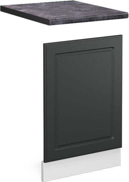 Vicco - Frontblende R-Line, Anthrazit Landhaus, 45 cm , ap Anthrazit