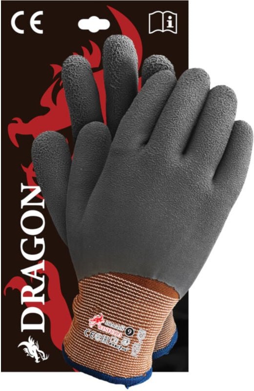 Winter Arbeitshandschuhe mit Latex Schaumbeschichtung, gefüttert 7