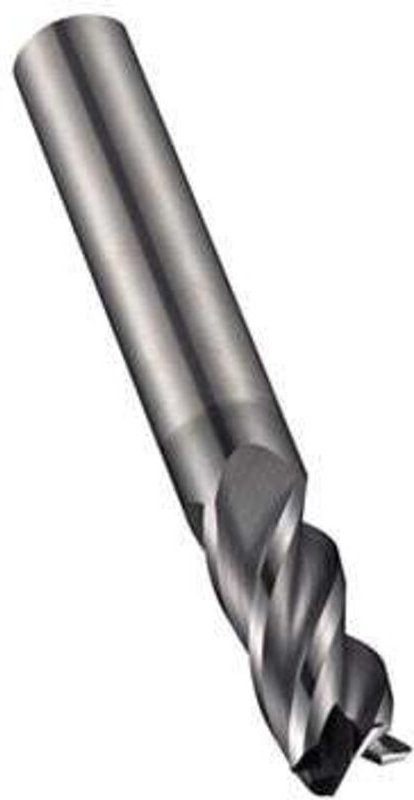 Schaftfräser S763 D.12mm R.3mm Gesamt-L.75mm Schneiden-L.25mm HM AlCrN 40Grad