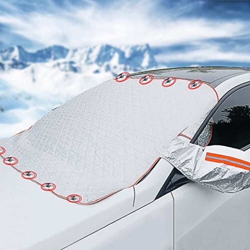 Thumbnail - Auto-Windschutzscheibenabdeckung, Anti-Frost-Universal-Schneeschutz, Faltbarer Winter-Windschutzscheibenschutz, Anti-UV-...