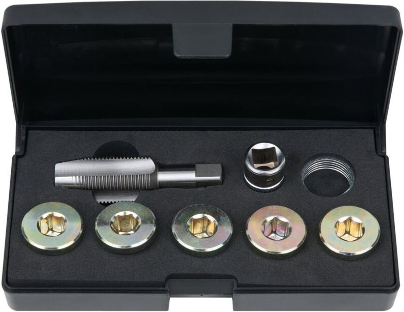 KS-Tools 150.4940 Ölablassschrauben-Gewindereparat ur-Satz, 12-tlg. M20 x 1,5