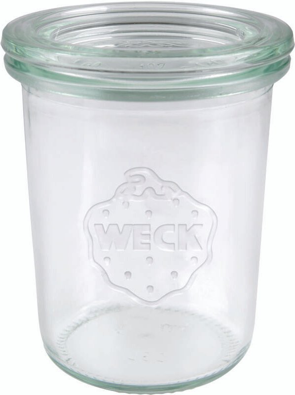 Sturzglas Inhalt 160 ml, Einmach Glas mit Glasdeckel, 12 Stück - Weck