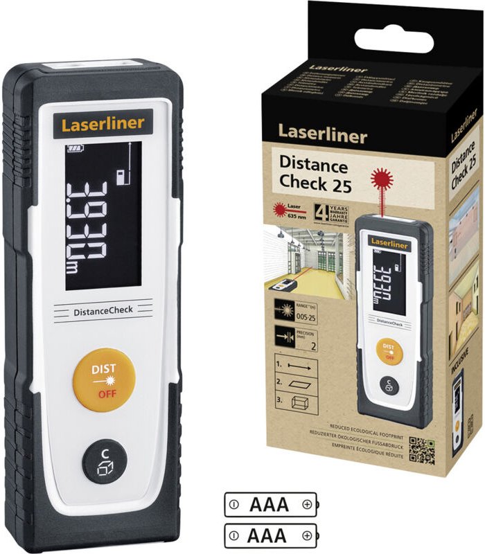 DistanceCheck Laser-Entfernungsmesser 25 m - Laserliner