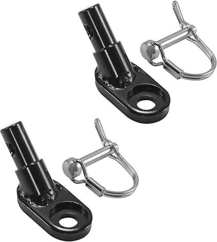 Fahrradanhängerkupplung abgewinkelt für die meisten Fahrradanhänger, 2 Fahrradanhängerkupplung für Kinderhunde, Fahrradz...