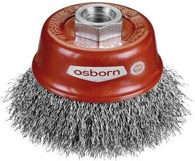 Thumbnail - Topfbürste aus gewelltem Messingdraht mit M14-Mutter und Besatz-Ø 0,30 mm (60x20) Osborn 4902613561