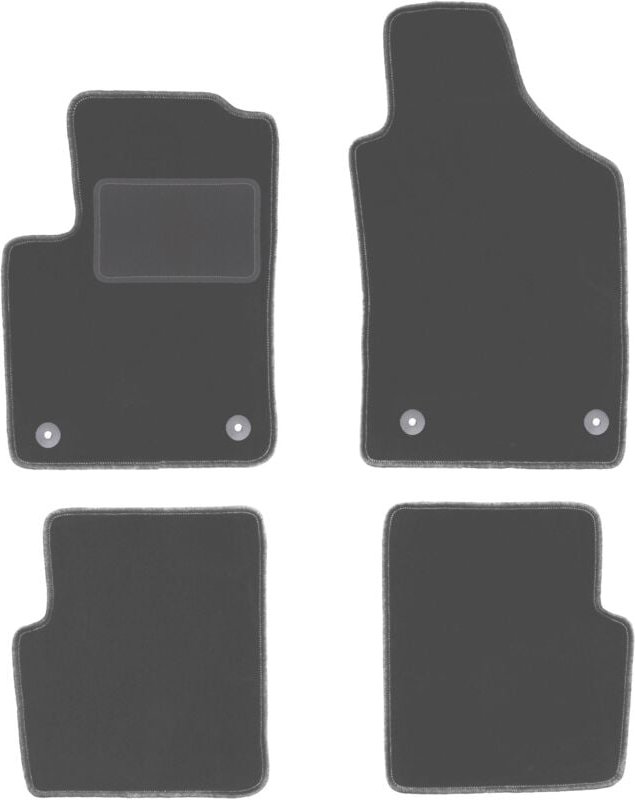 Graphit-Fußmatten für: Fiat 500 FL Fließheck (2013-2019)
