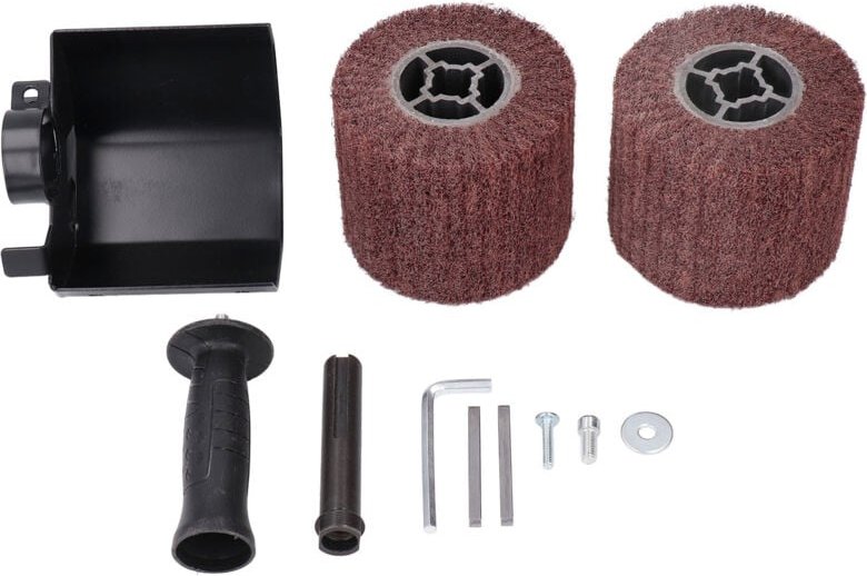 Verbrennende Poliermaschine Zubehör Multifunktional Handheld mit 2 Bürstenrad - Eosnow